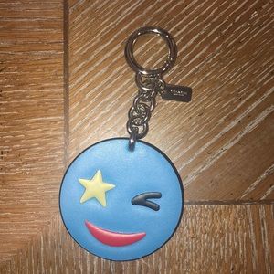 COACH emoji keychain